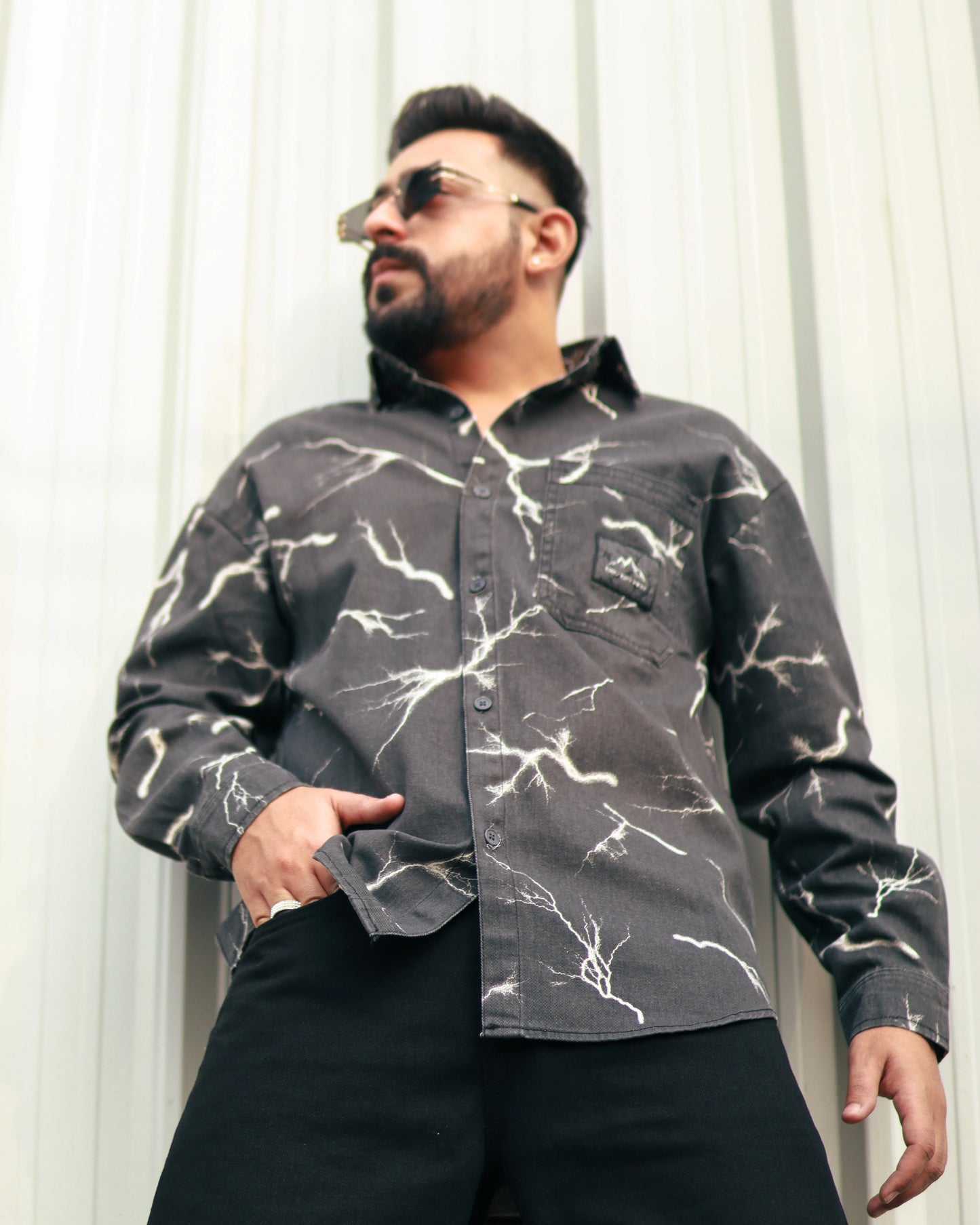 LIGHTING DENIM SHIRT