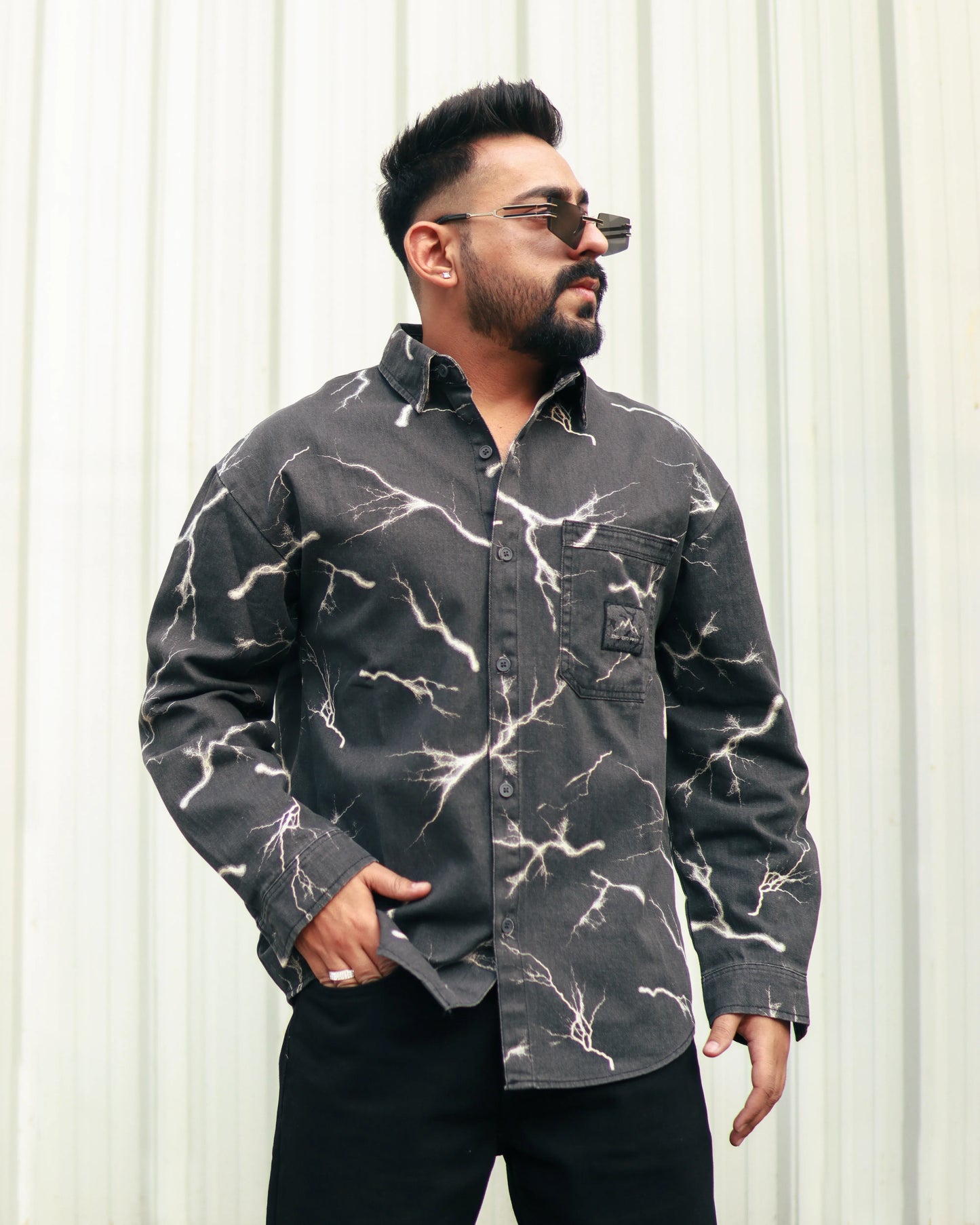 LIGHTING DENIM SHIRT