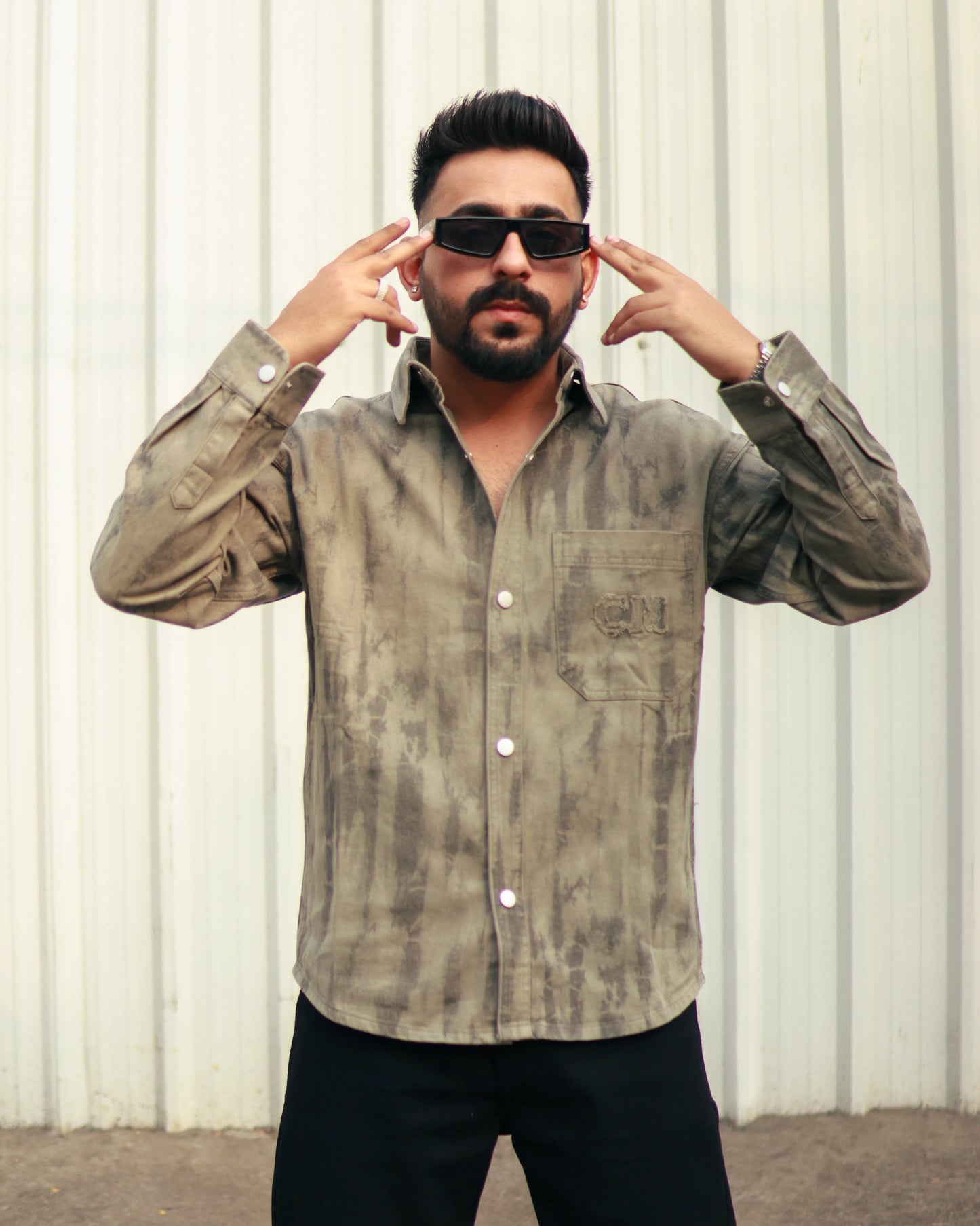 MILITARY DENIM SHIRT