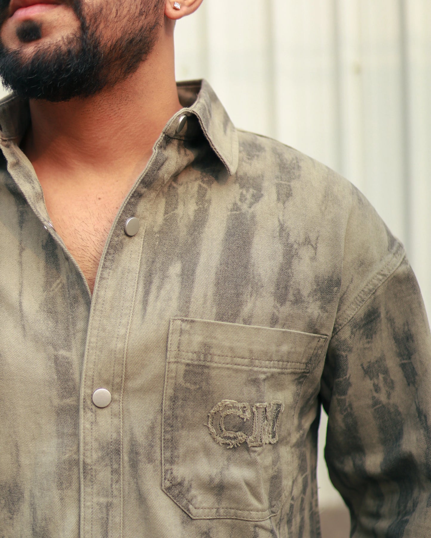 MILITARY DENIM SHIRT