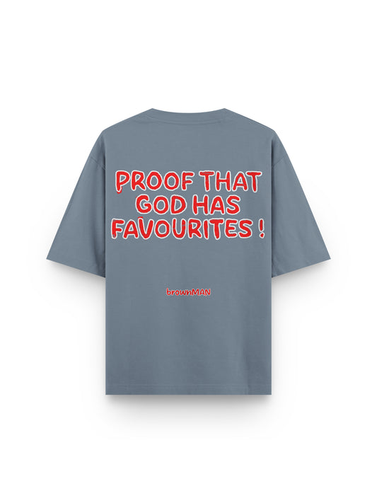 GODS FAVOURITE GRAY T-SHIRT