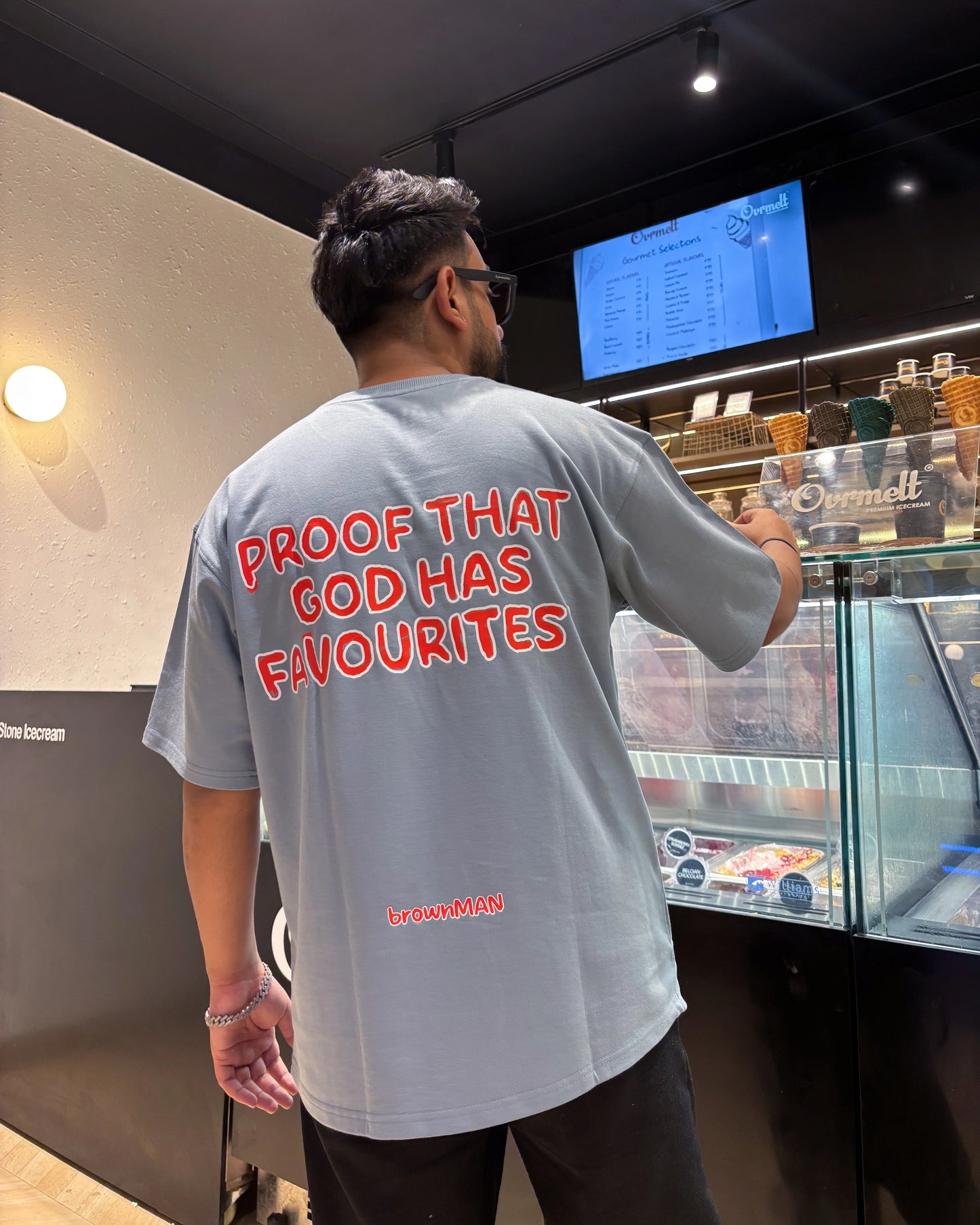 GODS FAVOURITE GRAY T-SHIRT