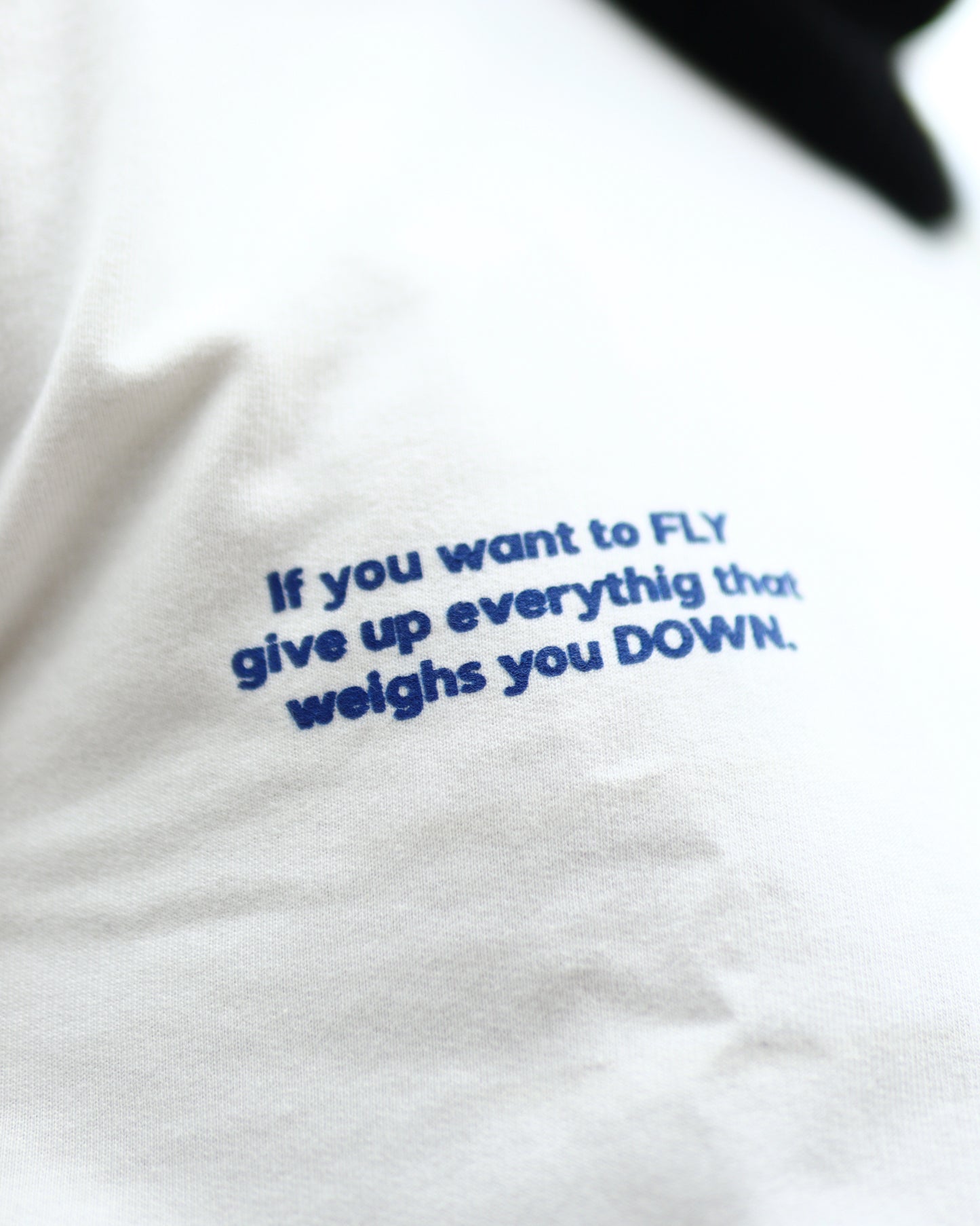 RISE ABOVE WHITE T-SHIRT