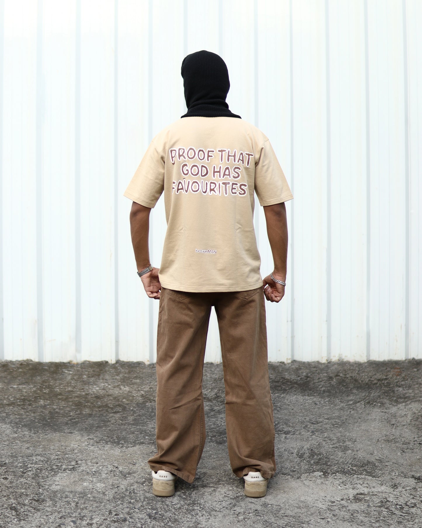 GODS FAVOURITE BEIGE T-SHIRT