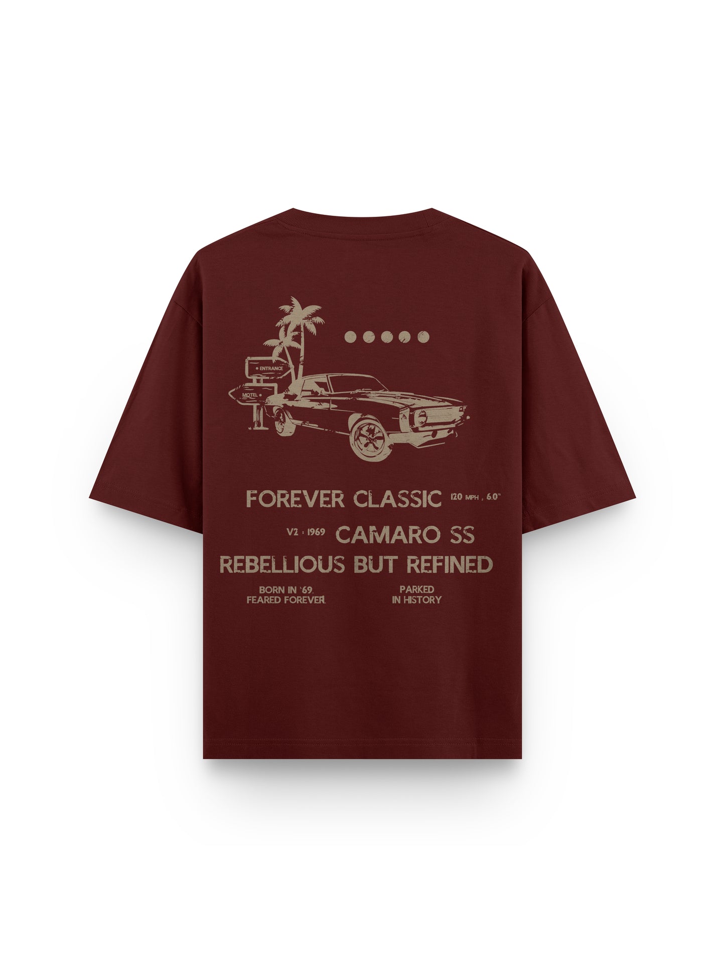 VINTAGE MAROON T-SHIRT