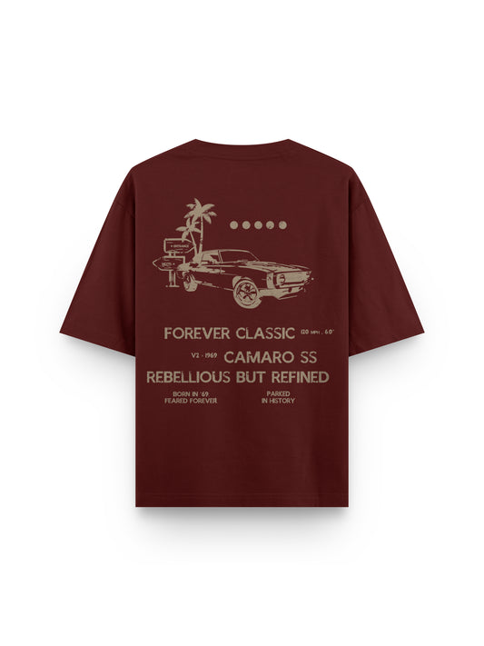 VINTAGE MAROON T-SHIRT