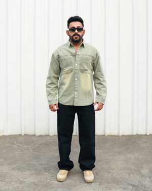 KOREAN GREY DENIM SHIRT