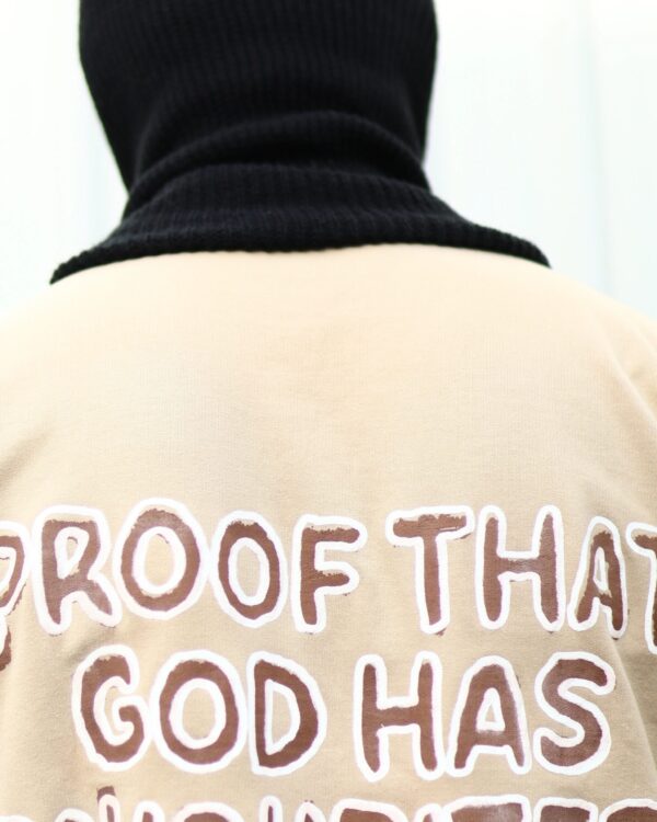 GODS FAVOURITE BEIGE T-SHIRT - Image 4